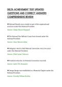DELTA ACHIEVEMENT TEST UPDATED&NewLine;QUESTIONS AND CORRECT ANSWERS&NewLine;COMPREHENSIVE REVIEW
