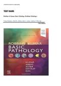 Robbins Basic Pathology 11th Edition Test Bank &vert; Complete Chapter 1-24 Questions with Answers & Rationales &vert; A&plus; Study Guide &vert; Author&colon; Vinay Kumar