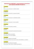 GED Math Exam &lpar;2026&sol;2027&rpar; &vert; Actual Questions and Answers&NewLine;Latest Updated 2026&sol;2027 &lpar;Graded A&plus;&rpar;