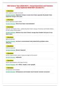GED Science Test &lpar;2026&sol;2027&rpar; &vert; Actual Questions and Answers&NewLine;Latest Updated 2026&sol;2027 &lpar;Graded A&plus;