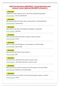GED Test Questions &lpar;2026&sol;2027&rpar; &vert; Actual Questions and&NewLine;Answers Latest Updated 2026&sol;2027 &lpar;Graded A&plus;&rpar;