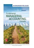 Test Bank &mdash; Fundamental Managerial Accounting Concepts &lpar;Edmonds&comma; Edmonds & Edmonds&comma; 2025 Release&rpar; &vert; Chapters 1&ndash;14 Covered