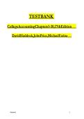 College Accounting&comma; 17th Edition &ndash; Test Bank