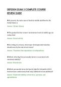 DEP2004 EXAM 3 COMPLETE COURSE&NewLine;REVIEW GUIDE