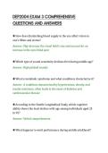 DEP2004 EXAM 3 COMPREHENSIVE&NewLine;QUESTIONS AND ANSWERS