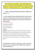NR547 Midterm Exam &lpar;PDF&rpar; &vert; &lpar;2025&sol;2026&rpar; Differential &NewLine;Diagnosis in Psychiatric-Mental Health Practice Questions Plus &NewLine;Rationales &vert; Chamberlain University &vert; Instant PDF Download 
