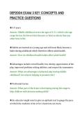 DEP2004 EXAM 3 KEY CONCEPTS AND&NewLine;PRACTICE QUESTIONS&NewLine;