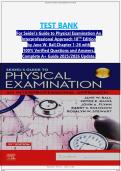 Test Bank for Seidel's Guide to Physical Examination Professional Approach 10th - Graded A&plus; Comprehensive Exam Prep
