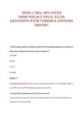 MIMG C185A EXAM Bundle &vert; Update Questions with complete and Verified solutions&period;