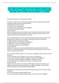 Stott Pilates Written Exam 2026 with Complete Solution Actual Exam 2026&sol;2027 &vert; Complete Exam-Style Questions with Detailed Rationales &vert; 100&percnt; Verified &vert; Pass Guaranteed &ndash; A&plus; Graded
