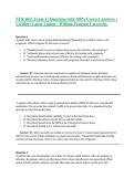 NUR 6011 Exam 3 &vert; Questions with 100&percnt; Correct Answers &vert;&NewLine;Verified &vert; Latest Update - William Paterson University
