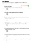 TEST BANK For Accounting Information Systems 4th Edition by Vernon Richardson&comma; Verified Chapters 1 - 17&comma; &lbrack;Updated Version 2024&rsqb;