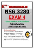 NSG 3280 Exam 4 &lpar;Latest 2026&sol;2027&rpar; Galen Pathophysiology &ndash; Actual Questions & Answers &lpar;A&plus; Graded&rpar; &vert; Updated PDF