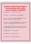 Anatomy and Physiology Chapter 3&NewLine;Exam questions with verified&NewLine;answers Graded A&plus; 2026&sol;2027&NewLine;Plasma Membrane - Flexible outer boundary&NewLine;Cytoplasma - Intracellular fluid containing organelles&NewLine;Nucleus - Control center&semi; largest organelle&semi; genetic library wi