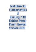 Fundamentals of Nursing&comma; 11th Edition by Potter&comma; Perry&comma; Stockert&comma; and Hall &ndash; Complete Test Bank with Answers and Rationales for Chapters 1&ndash;50 