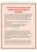 ATI 38 C Exam questions with&NewLine;verified answers Graded A&plus;&NewLine;2026&sol;2027&NewLine;1&rpar; A nurse has just been hired as a medical information system &lpar;MIS&rpar;&NewLine;trainer at a hospital where an electronic medical record system is being&NewLine;installed&period; The nurse has been asked to ass