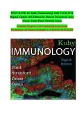 Kuby Immunology with COVID-19 & Digital Update&comma; 8th Edition by Sharon Stranford&comma; Judy Owen&comma; Jenni Punt&comma; and Patricia Jones &ndash; Complete Test Bank for Chapters 1&ndash;21 with Questions and Answers &NewLine;&NewLine;&NewLine;