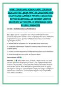 AAERT CDR EXAM &sol; ACTUAL AAERT CDR EXAM &NewLine;2026&sol;2027 TEST BANK PRACTICE QUESTIONS AND &NewLine;STUDY GUIDE COMPLETE ACCURATE EXAM FULL &NewLine;REVISED QUESTIONS AND CORRECT VERIFIED &NewLine;SOLUTIONS WITH DETAILED RATIONALES &lpar;100&percnt; &NewLine;RELIABLE ANSWERS&rpar; 