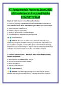 ATI Fundamentals Proctored Exam 2026- &NewLine;ATI Fundamentals Proctored Retake &NewLine;COMPLETE EXAM 