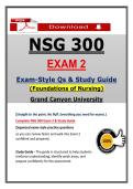 NSG 300 Exam 2 &ndash; Foundations of Nursing &vert; GCU &lpar;Latest 2026&sol;2027&rpar; Actual Questions & Answers &lpar;A&plus; Graded&rpar; &vert; Updated PDF