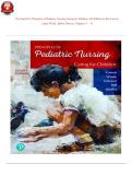 Principles of Pediatric Nursing&colon; Caring for Children &ndash; 8th Edition &lpar;Kay Cowen&comma; Laura Wisely&comma; Robin Dawson&rpar; &vert; Complete Test Bank &lpar;Chapters 1&ndash;31&rpar; &vert; Questions and Answers &ndash; A&plus; Graded and Verified