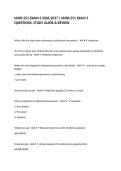 NURS 251 EXAM 3 2026&sol;2027 &vert; NURS 251 EXAM 3 QUESTIONS&comma; STUDY GUIDE & REVIEW