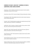 NURSING 251 EXAM 1 2026&sol;2027 &vert; NURSING 251 EXAM 1 QUESTIONS&comma; STUDY GUIDE & REVIEW