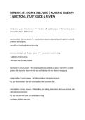 NURSING 251 EXAM 1 2026&sol;2027 &vert; NURSING 251 EXAM 1 QUESTIONS&comma; STUDY GUIDE & REVIEW