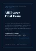 AHIP 2027 FINAL ACTUAL EXAM &vert; Medicare Certification &vert; Actual Questions & Answers &vert; 100&percnt; Guaranteed Pass - A&plus; Graded&NewLine;&NewLine;