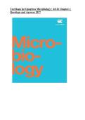 Test Bank for OpenStax Microbiology &vert; All 26 Chapters &vert; Complete Questions & Answers &vert; 2027&NewLine;