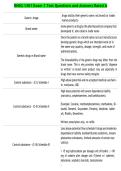 RNSG 1301 Exam 1 Test Questions and Answers Rated A