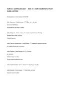 NURS 251 EXAM 1 2026&sol;2027 &vert; NURS 251 EXAM 1 QUESTIONS&comma; STUDY GUIDE & REVIEW