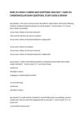 NURS 251 EXAM 2 CARDIO QUIZ QUESTIONS 2026&sol;2027 &vert; NURS 251 CARDIOVASCULAR EXAM QUESTIONS&comma; STUDY GUIDE & REVIEW