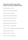 NURS 251 EXAM 1 2026&sol;2027 &vert; NURS 251 EXAM 1 QUESTIONS&comma; STUDY GUIDE & COMPREHENSIVE REVIEW