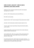 NURS 251 EXAM 1 2026&sol;2027 &vert; NURS 251 EXAM 1 QUESTIONS&comma; STUDY GUIDE & REVIEW