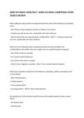 NURS 251 EXAM 4 2026&sol;2027 &vert; NURS 251 EXAM 4 QUESTIONS&comma; STUDY GUIDE & REVIEW