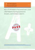 Pediatric Nursing Exam NUR 230&rpar;&colon; Comprehensive Assessment of Gastrointestinal&comma; Genitourinary&comma; Respiratory&comma; Cardiac&comma; and Developmental Concepts in Pediatric Care