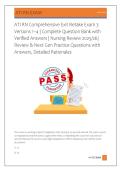 ATI RN Comprehensive Exit Retake Exam 3 &NewLine;Versions 1&ndash;4 &vert; Complete Question Bank with &NewLine;Verified Answers &vert; Nursing Review 2025&sol;26&vert; &NewLine;Review & Next Gen Practice Questions with &NewLine;Answers&comma; Detailed Rationales 