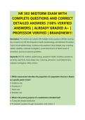 NR 503 MIDTERM EXAM WITH &NewLine;COMPLETE QUESTIONS AND CORRECT &NewLine;DETAILED ANSWERS &lpar;100&percnt; VERIFIED &NewLine;ANSWERS&rpar; &vert; ALREADY GRADED A&plus; &vert; &NewLine;PROFESSOR VERIFIED &vert; BRANDNEW&excl;&excl;&excl; 