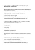 NURSING 251 EXAM 2 QUIZZES 2026&sol;2027 &vert; NURSING 251 EXAM 2 QUIZ QUESTIONS&comma; STUDY GUIDE & REVIEW
