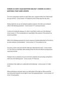 NURSING 251 EXAM 3 QUIZ QUESTIONS 2026&sol;2027 &vert; NURSING 251 EXAM 3 QUESTIONS&comma; STUDY GUIDE & REVIEW