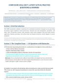 CCRM Exam 2026&sol;2027 &ndash; Certified Condominium &sol; Community Association Manager &vert; Practice Questions with Answers & Rationales