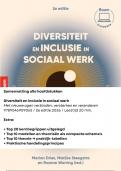 Samenvatting Diversiteit en inclusie in sociaal werk - 2e editie 2026 compleet &sol; 9789046909065 &sol; &plus; Top 20 kernbegrippen &plus; Top 10 modellen en theorie&euml;n en meer&NewLine;