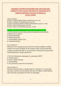 ARKANSAS CONTRACTOR BUSINESS AND LAW EXAM 2026  &NewLine;COMPLETE STUDY GUIDE & 300 PRACTICE QUESTIONS WITH  &NewLine;VERIFIED ANSWERS & DETAILED RATIONALES&vert;  &NewLine;LATEST UPDATE 