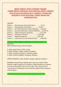 BREEZE AIRWAYS FLIGHT ATTENDANT TRAINING  &NewLine;COMPREHENSIVE EXAM BANK&vert; QUESTIONS AND CORRECT ANSWERS &NewLine;WITH DETAILED RATIONALES EACH &vert; CURRENTLY TESTING AND &NewLine;FREQUENTLY TESTED QUESTIONS &vert; EXPERT VERIFIED FOR &NewLine;GUARANTEED PASS 