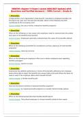 HRM701 chapter 11 Exam &lpar; Latest 2026&sol;2027 Update&rpar; with&NewLine;Questions and Verified Answers&vert; &vert; 100&percnt; Correct &vert; Grade A&plus;&NewLine;