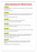 HRM701 chapter 14 Exam &lpar; Latest 2026&sol;2027 Update&rpar; with&NewLine;Questions and Verified Answers&vert; &vert; 100&percnt; Correct &vert; Grade A&plus;