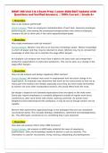 HRMT 386 Unit 1 & 2 Exam Prep &lpar; Latest 2026&sol;2027 Update&rpar; with&NewLine;Questions and Verified Answers&vert; &vert; 100&percnt; Correct &vert; Grade A&plus;