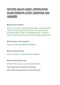 DEVOTED HEALTH AGENT CERTIFICATION&NewLine;EXAMS ESSENTIAL STUDY QUESTIONS AND&NewLine;ANSWERS&NewLine;