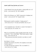 Shadow Health Exam Questions and Answers 2026 &vert; Nursing Study Guide & Exam Prep